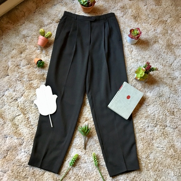 {Vintage Giorgio Armani} 100% Virgin Wool Trousers - Picture 6 of 8